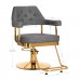 Hairdressing Chair GABBIANO GRANADA GOLD grey